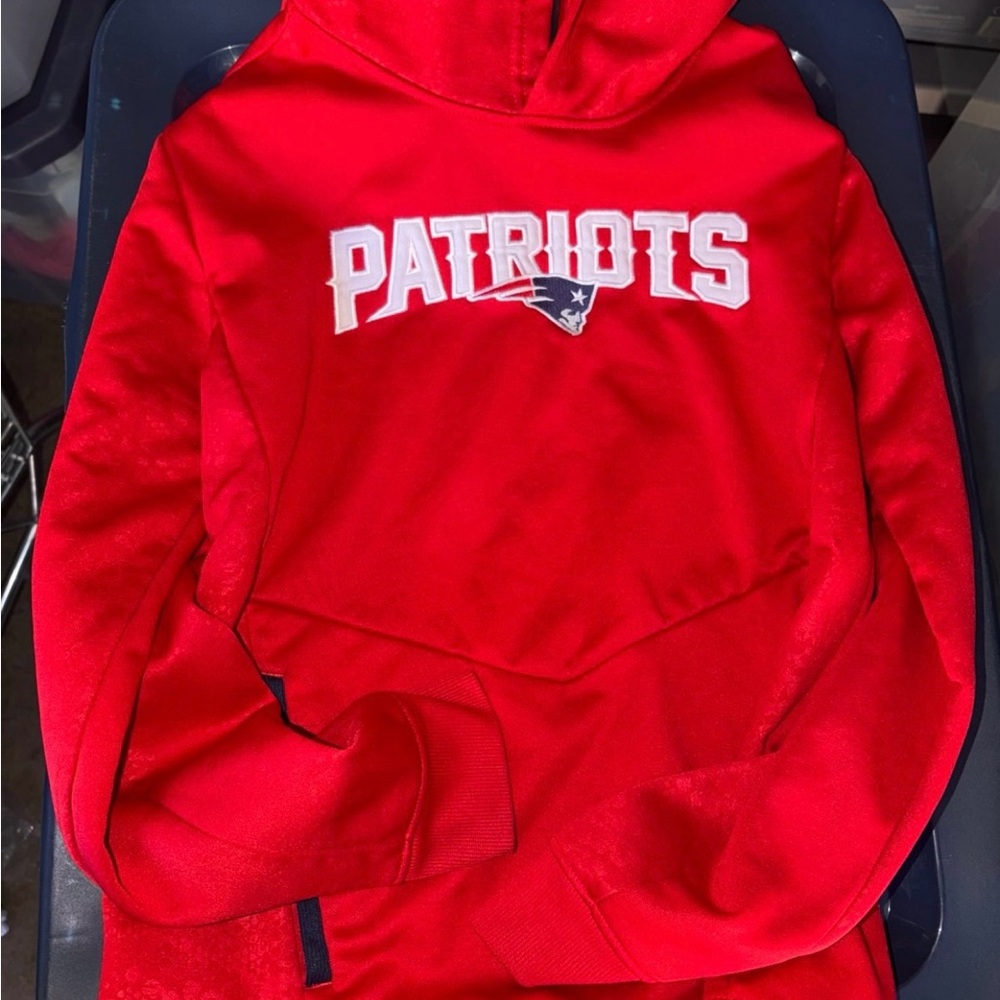 Red Patriots Hoodie